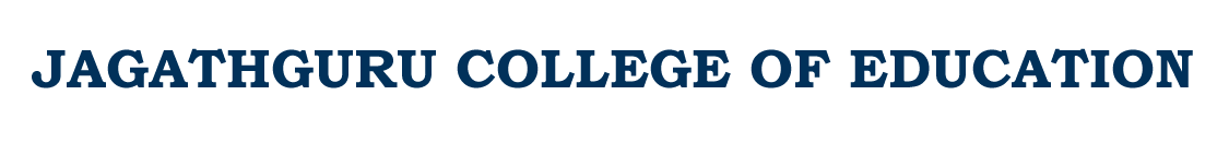 JAGATHGURU COLLEGE OF EDUCATION